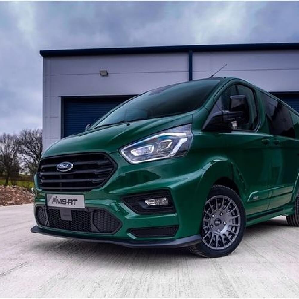 Instagram - Ford Transit Custom MS-RT with green paintwork