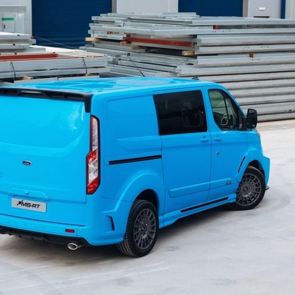 Instagram - Ford Custom MS-RT SVO blue paintwork